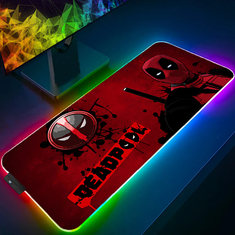 Tech Accessories Pc - Led mouse pad jogos backlight lock